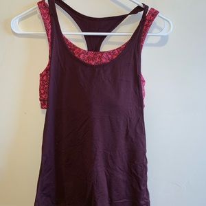 Lululemon top with built in bra